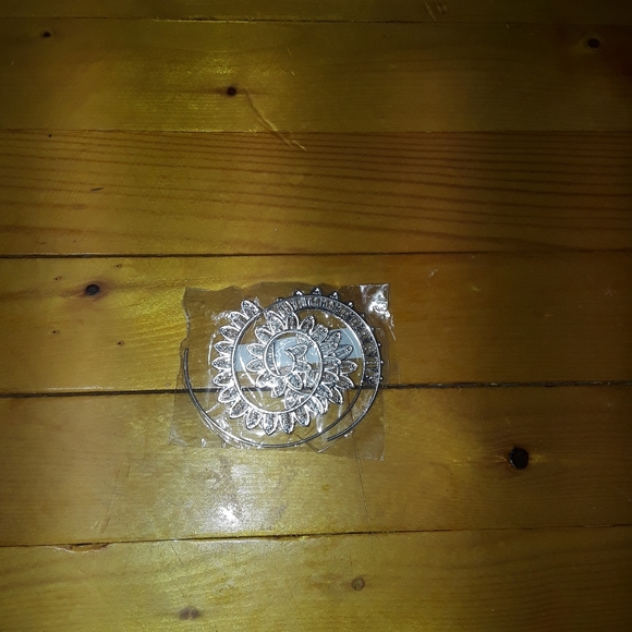 Gold or Silver Spiral Leaf Infinity Earrings - Picture 10 of 10